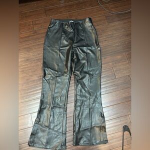 abercrombie leather pants !!